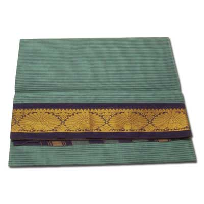 "Venkatagiri Cotton saree with checks -SLSM-115 - Click here to View more details about this Product